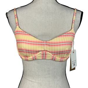 Billabong Small (8) Sunchaser Kenzley Bikini Top Underwire UPF 50 Lined New
